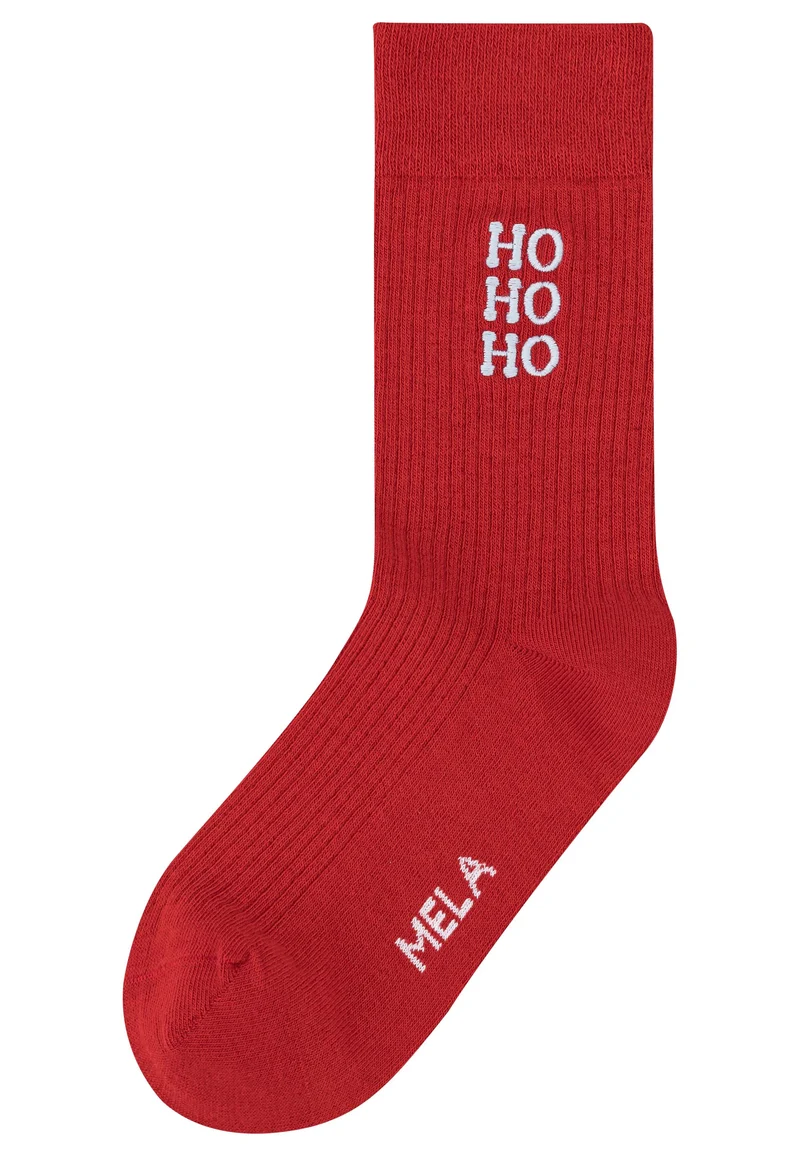 Gerippte Socken Stickerei 1 Paar