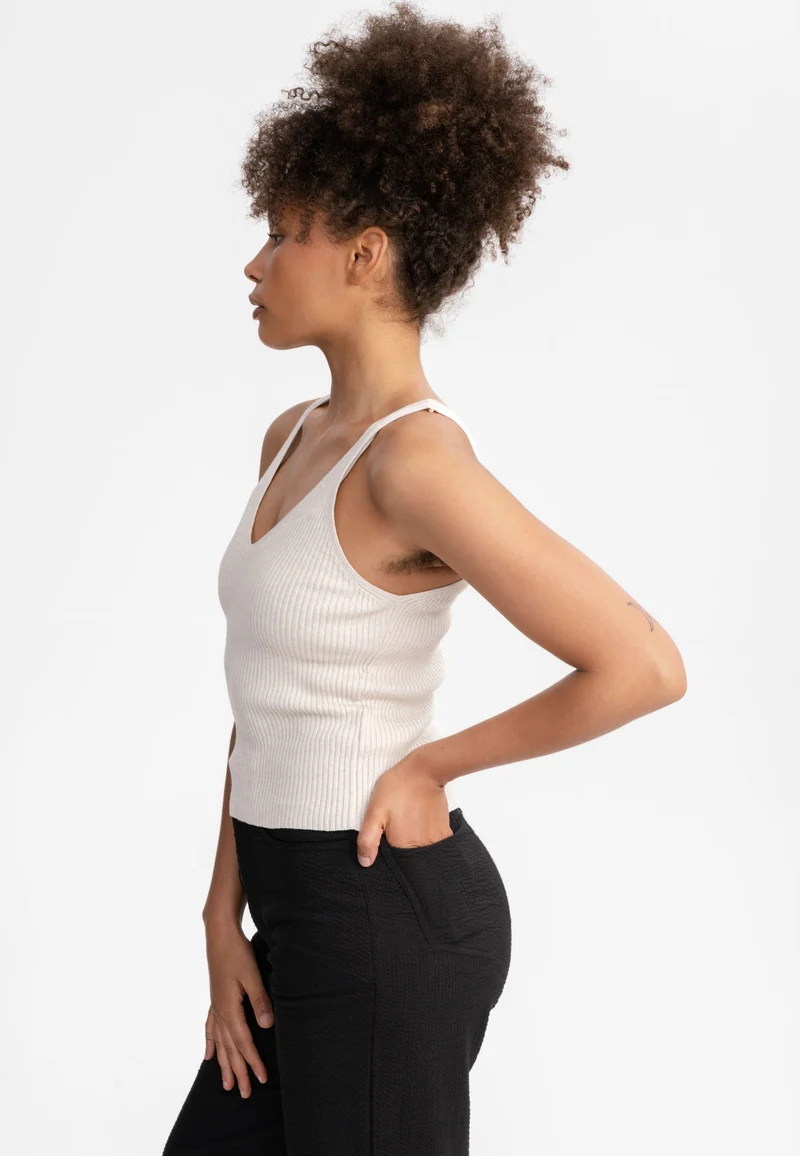 V-Neck Strick Top Style RHADA