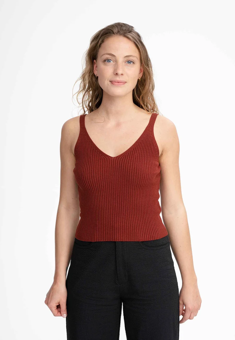 V-Neck Strick Top Style RHADA