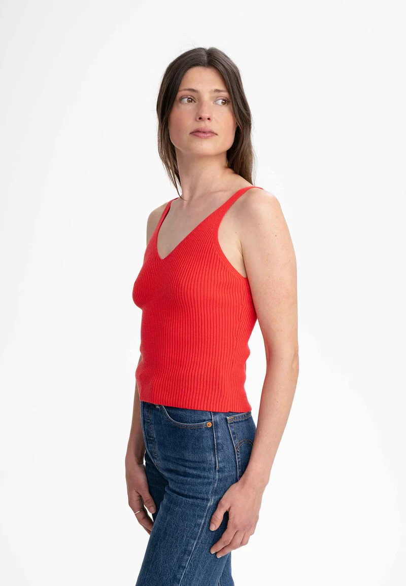 V-Neck Strick Top Style RHADA