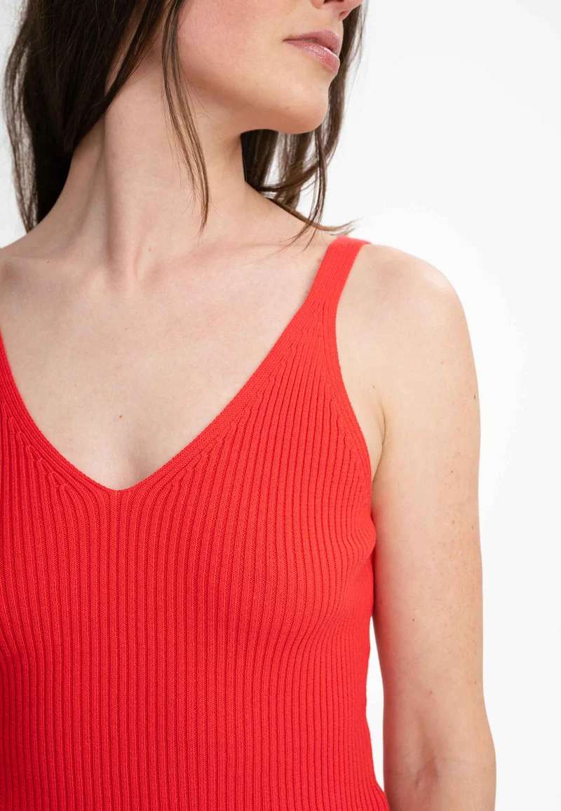 V-Neck Strick Top Style RHADA