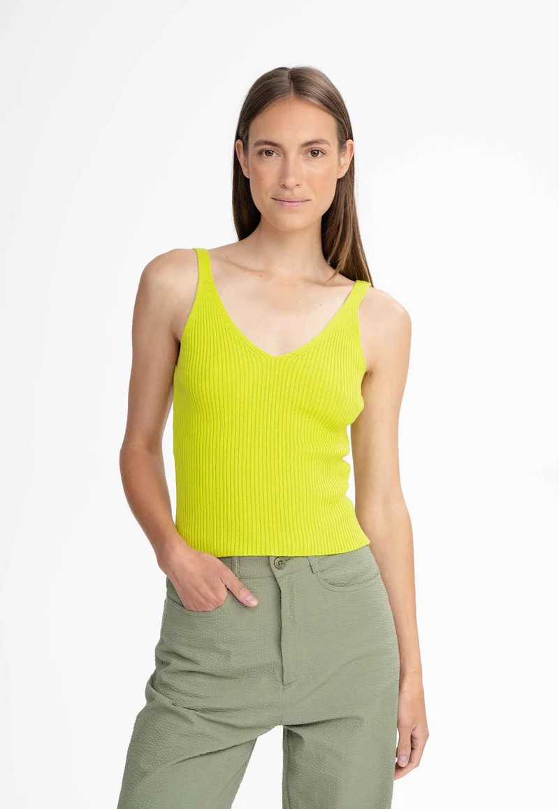 V-Neck Strick Top Style RHADA