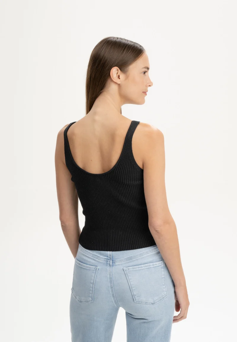 V-Neck Strick Top Style RHADA