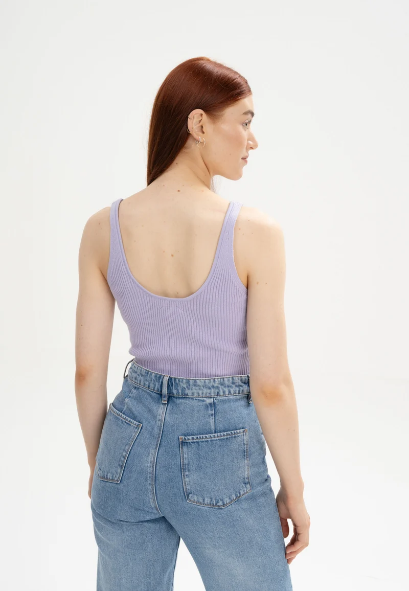 V-Neck Strick Top Style RHADA