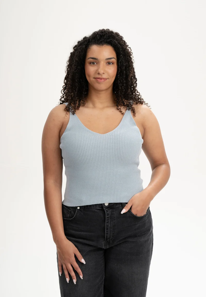 V-Neck Strick Top Style RHADA