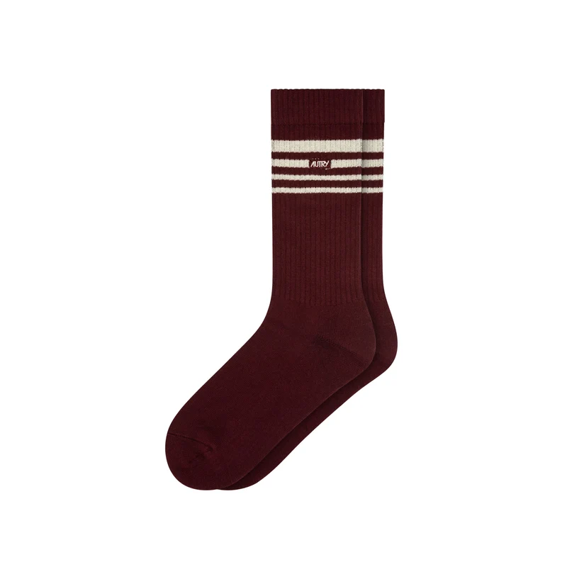 Autry Jacquard Striped Socks