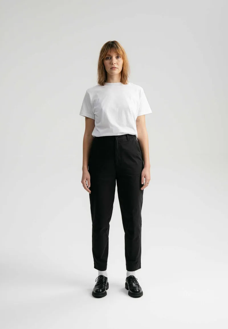 Hose mit hohem Bund und schmal zulaufendem Bein Style JANAKI