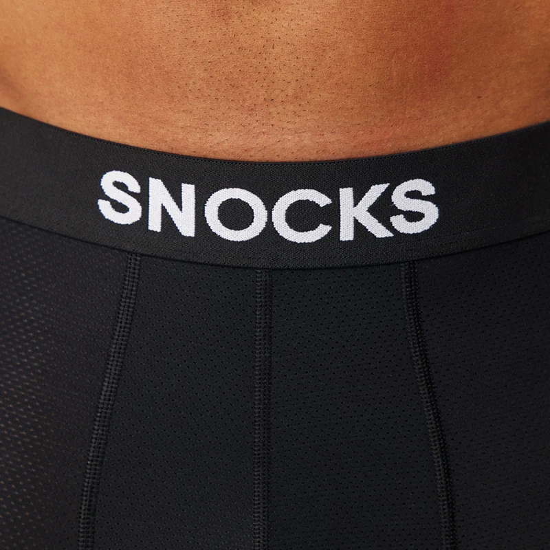 Lange Sport Boxershorts | Schwarz