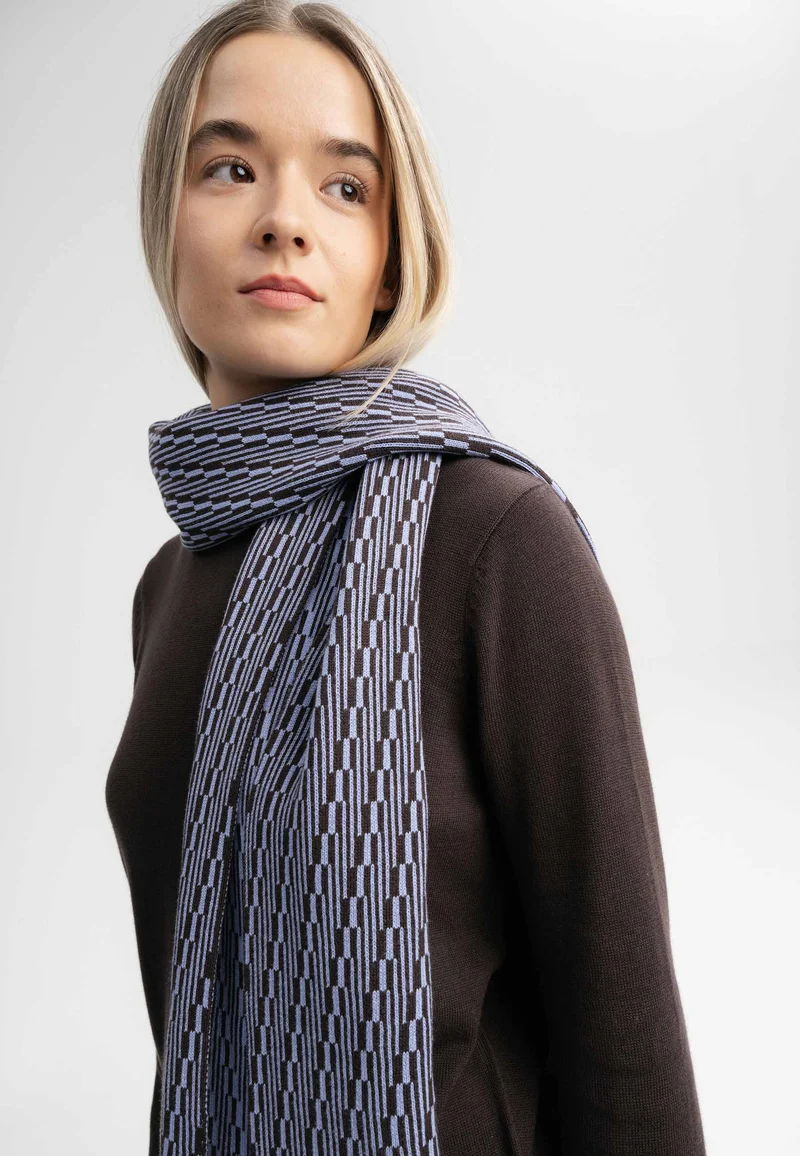 Jacquard Strick Schal Style ASMEE