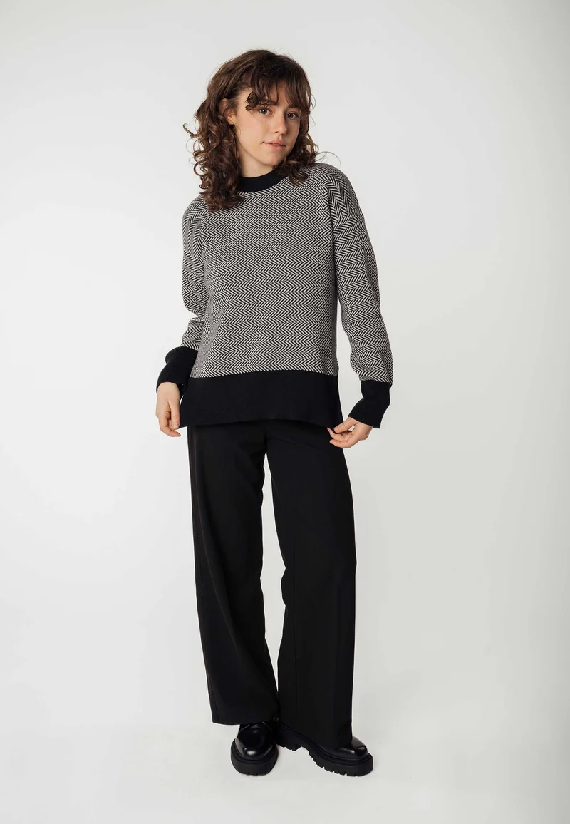 Jacquard Strickpullover Style FAIZA