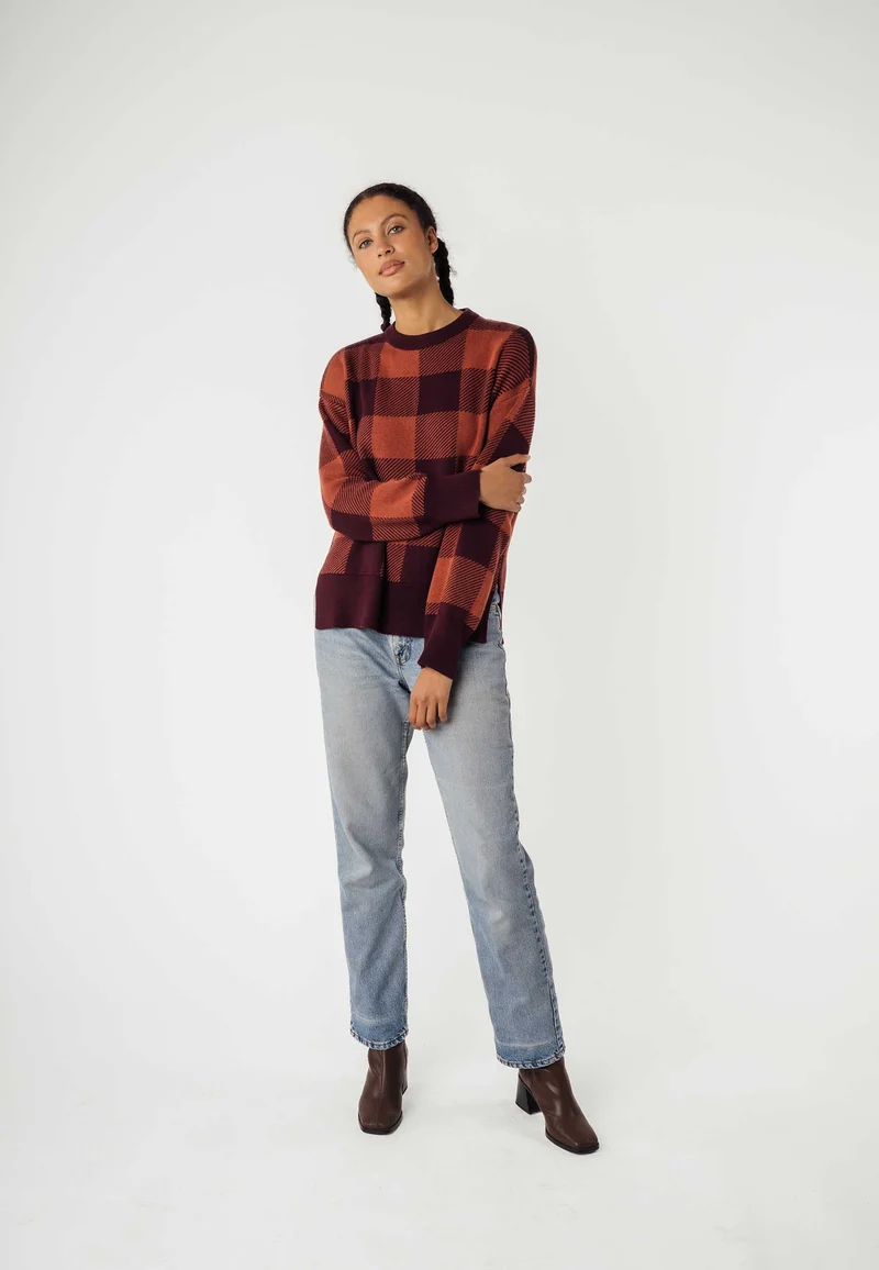 Jacquard Strickpullover Style FAIZA