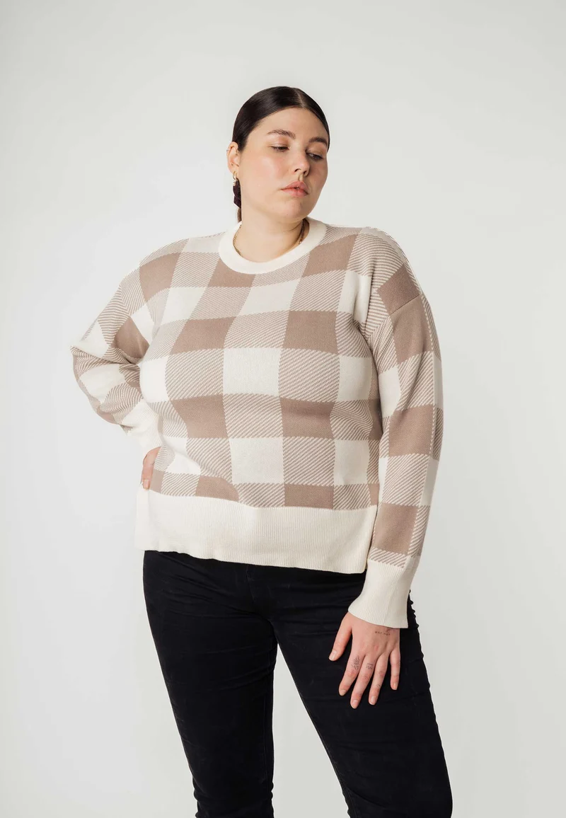 Jacquard Strickpullover Style FAIZA