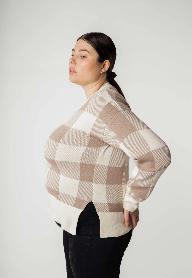 Jacquard Strickpullover Style FAIZA