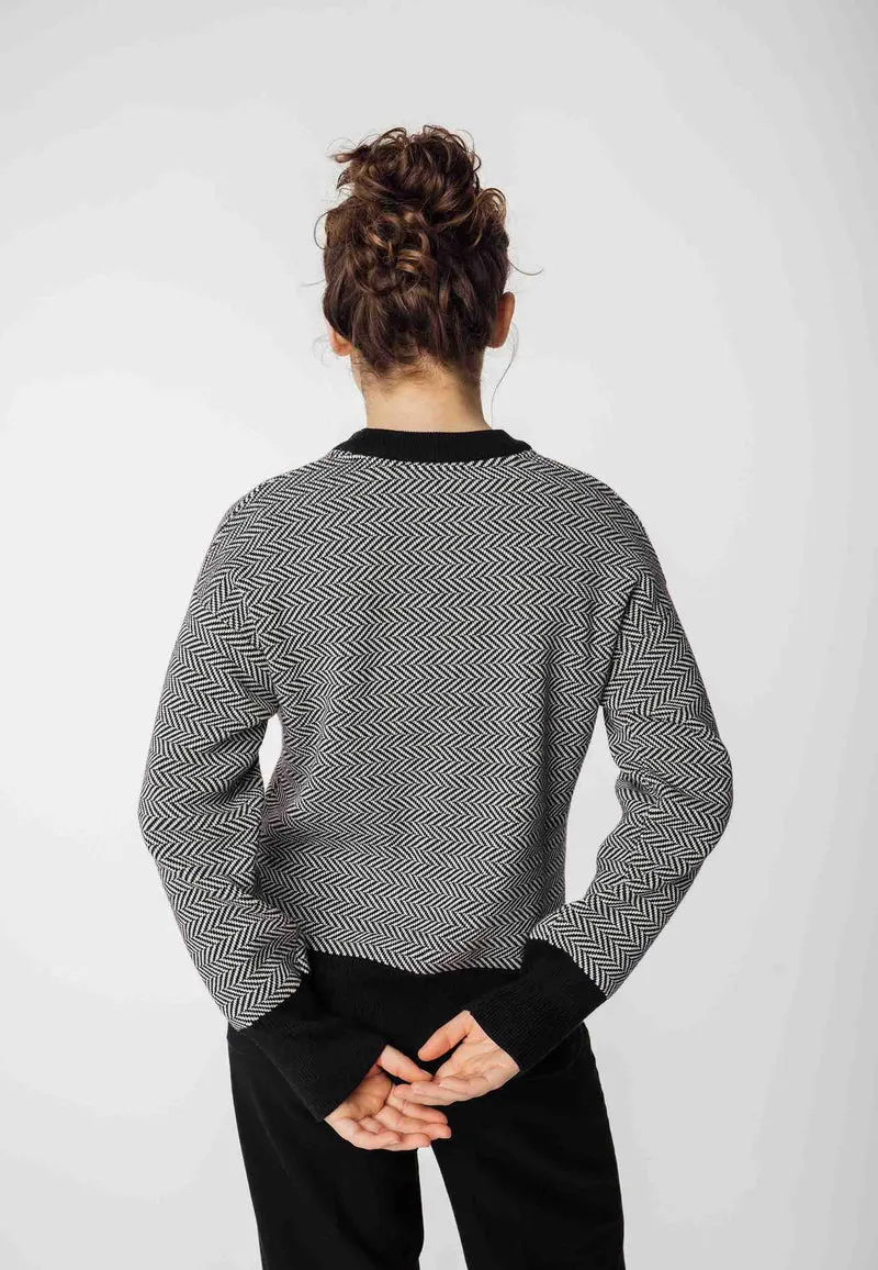 Jacquard Strickpullover Style FAIZA