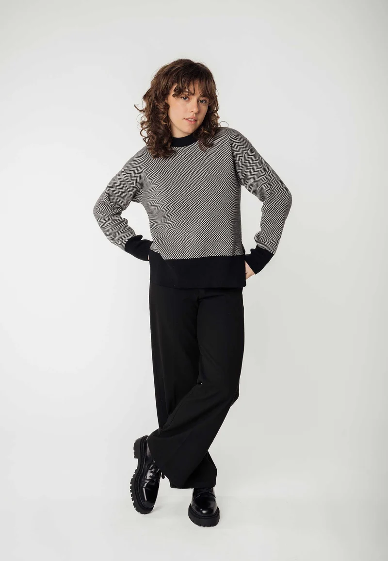 Jacquard Strickpullover Style FAIZA
