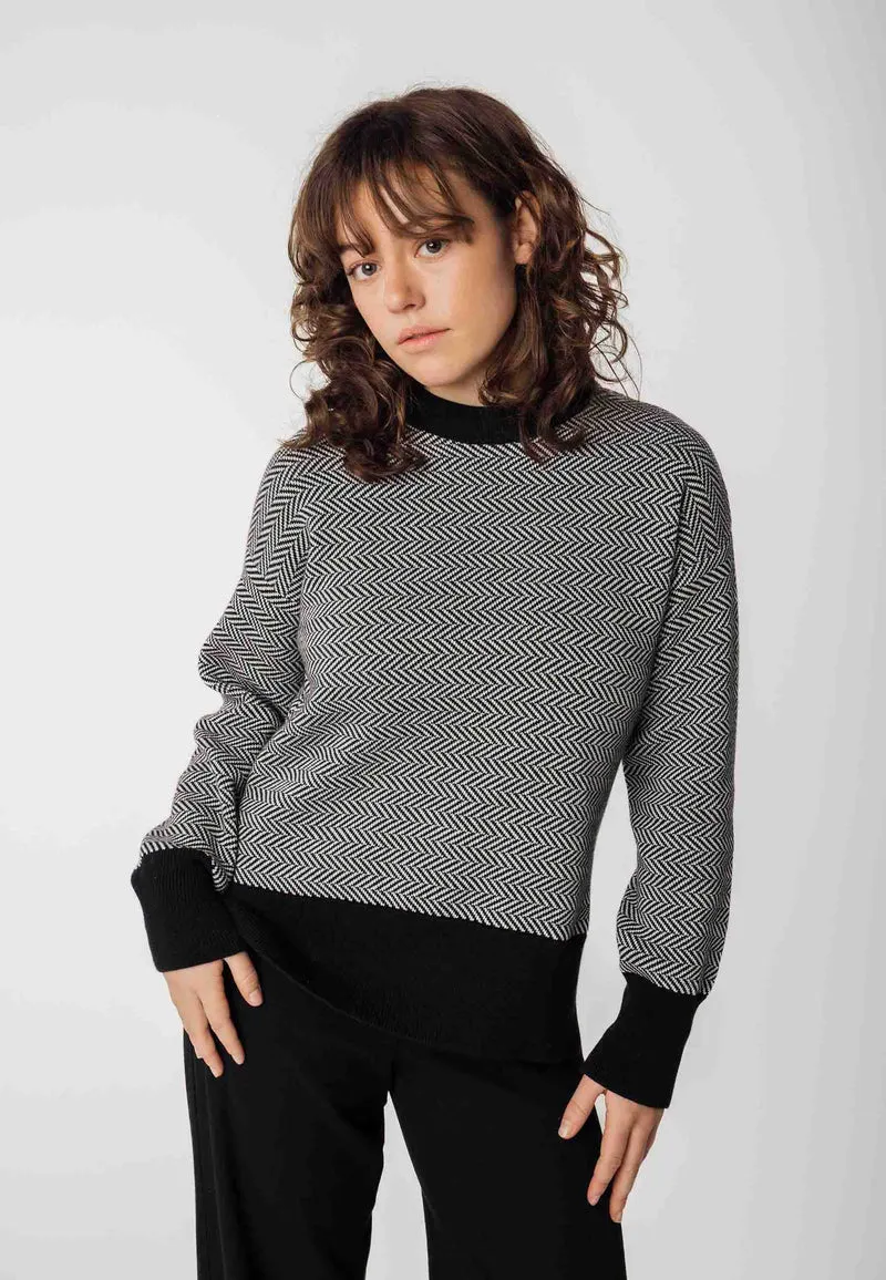 Jacquard Strickpullover Style FAIZA