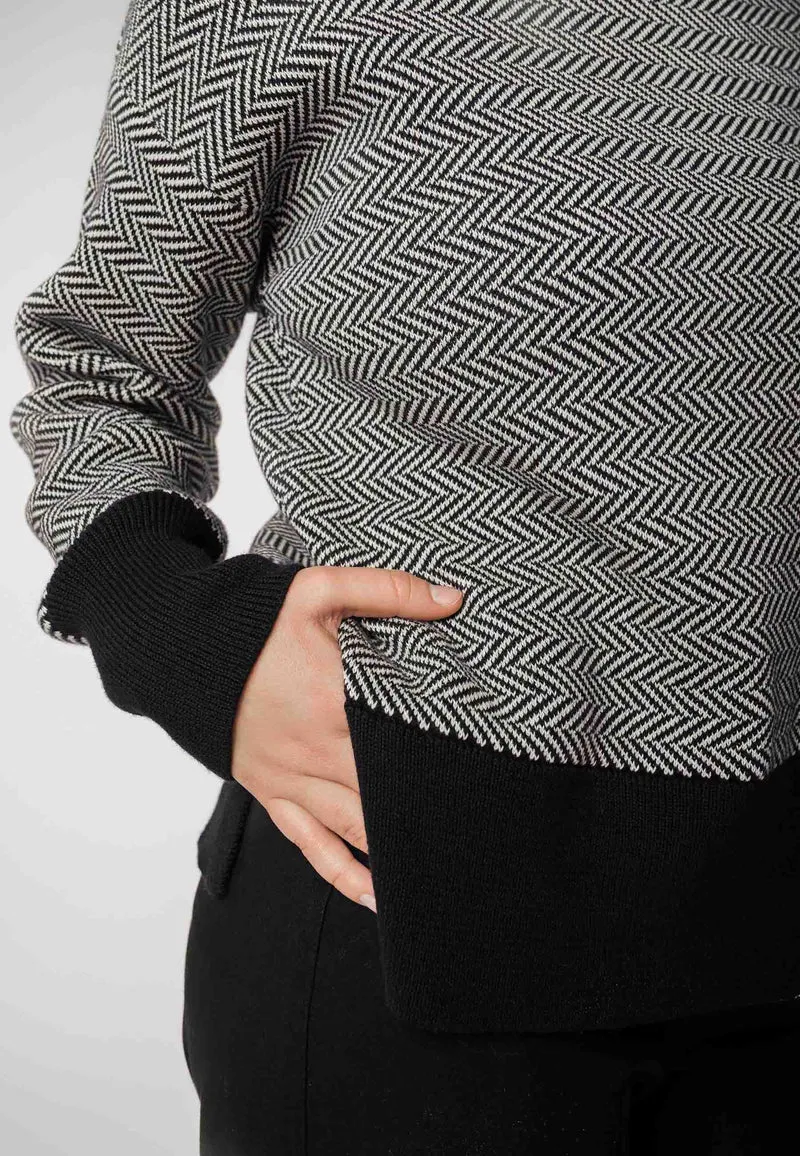 Jacquard Strickpullover Style FAIZA