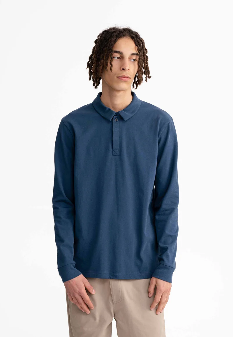 Langarm Polo Shirt Style DIVIT