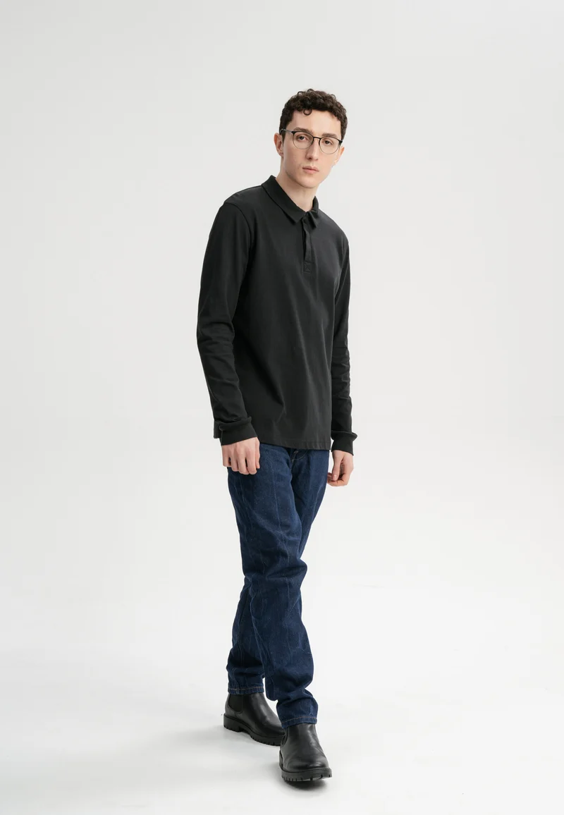 Langarm Polo Shirt Style DIVIT