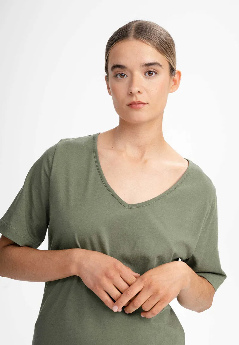V-Neck Kleid Style JANITRA