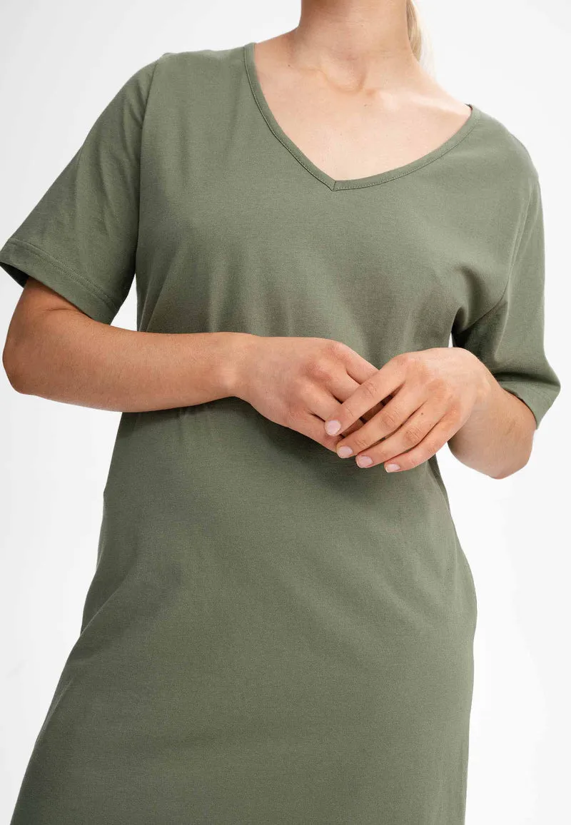 V-Neck Kleid Style JANITRA