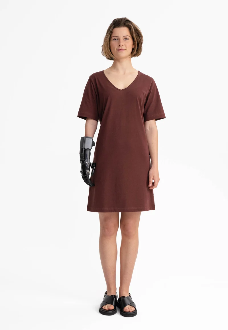 V-Neck Kleid Style JANITRA