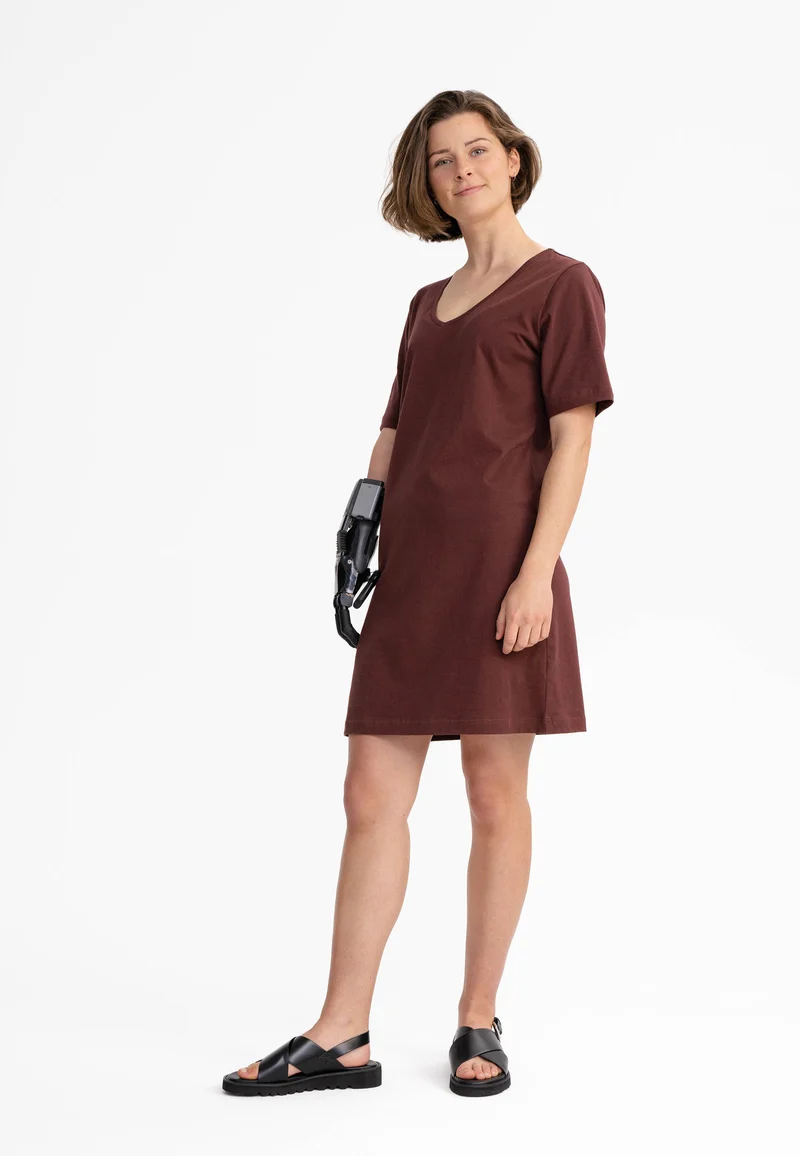 V-Neck Kleid Style JANITRA