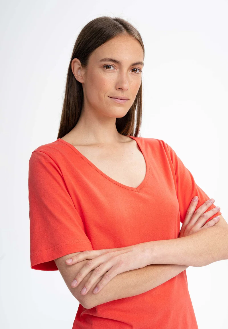 V-Neck Kleid Style JANITRA