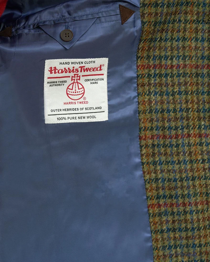 Harris Tweed Damenmantel "Brenda" in green Castle
