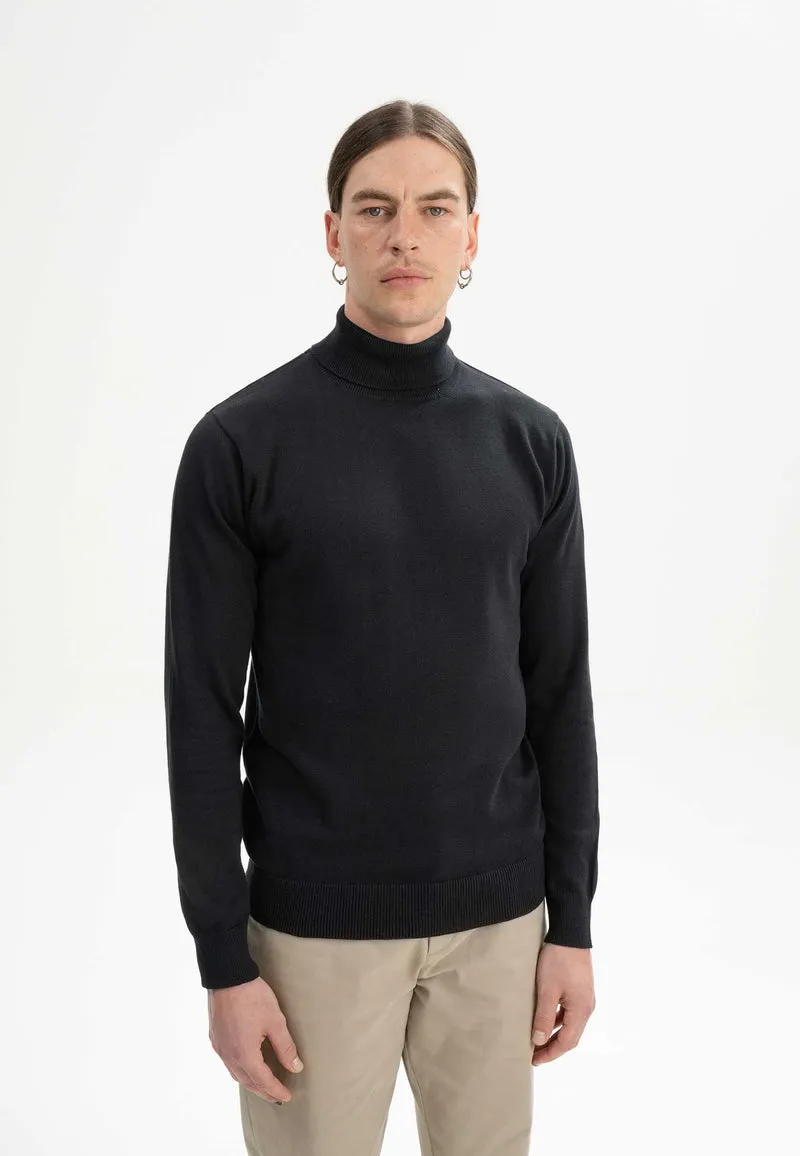 Feinstrick Rollkragenpullover Style KANJA