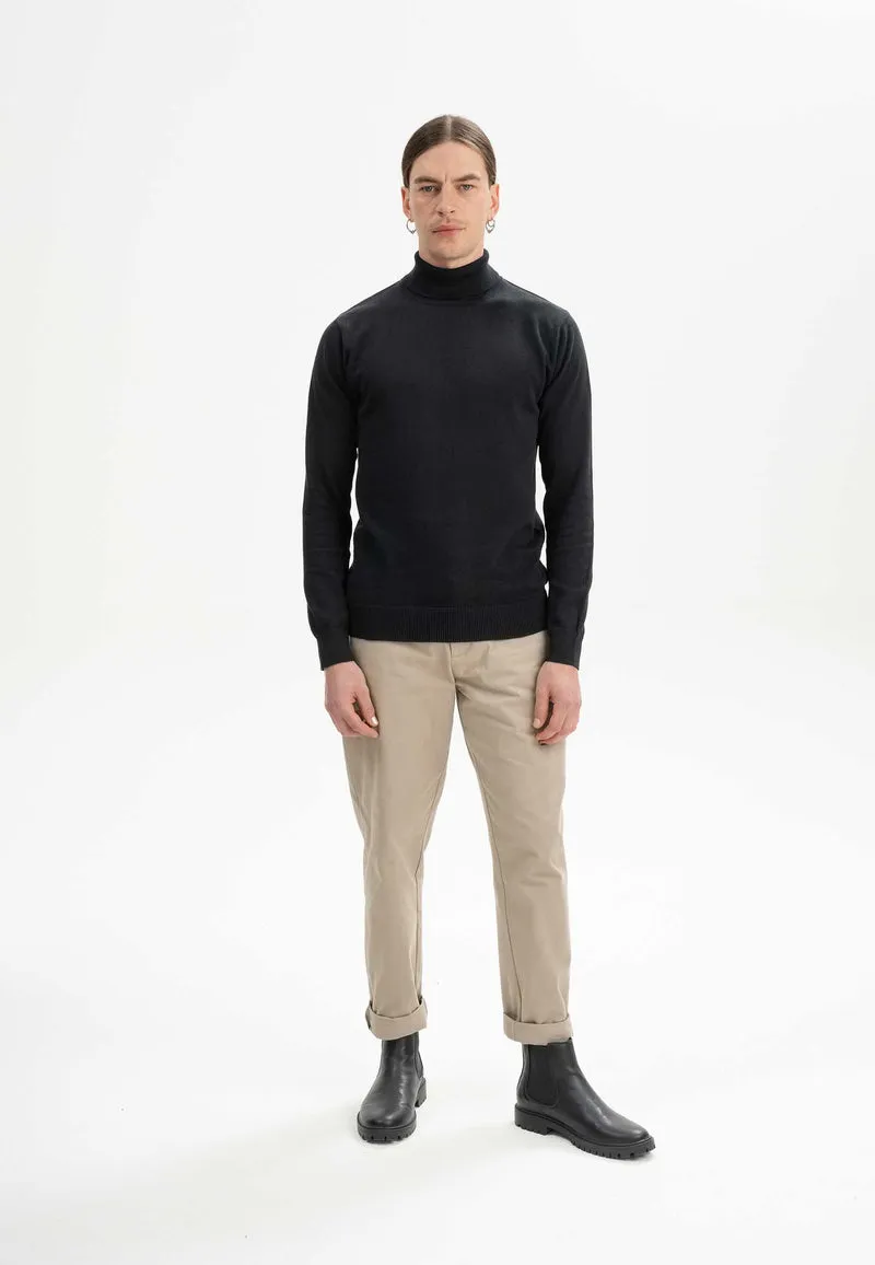 Feinstrick Rollkragenpullover Style KANJA