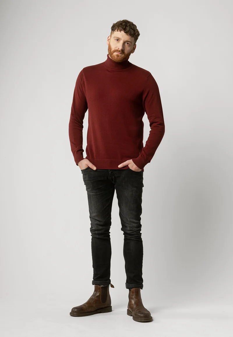 Feinstrick Rollkragenpullover Style KANJA