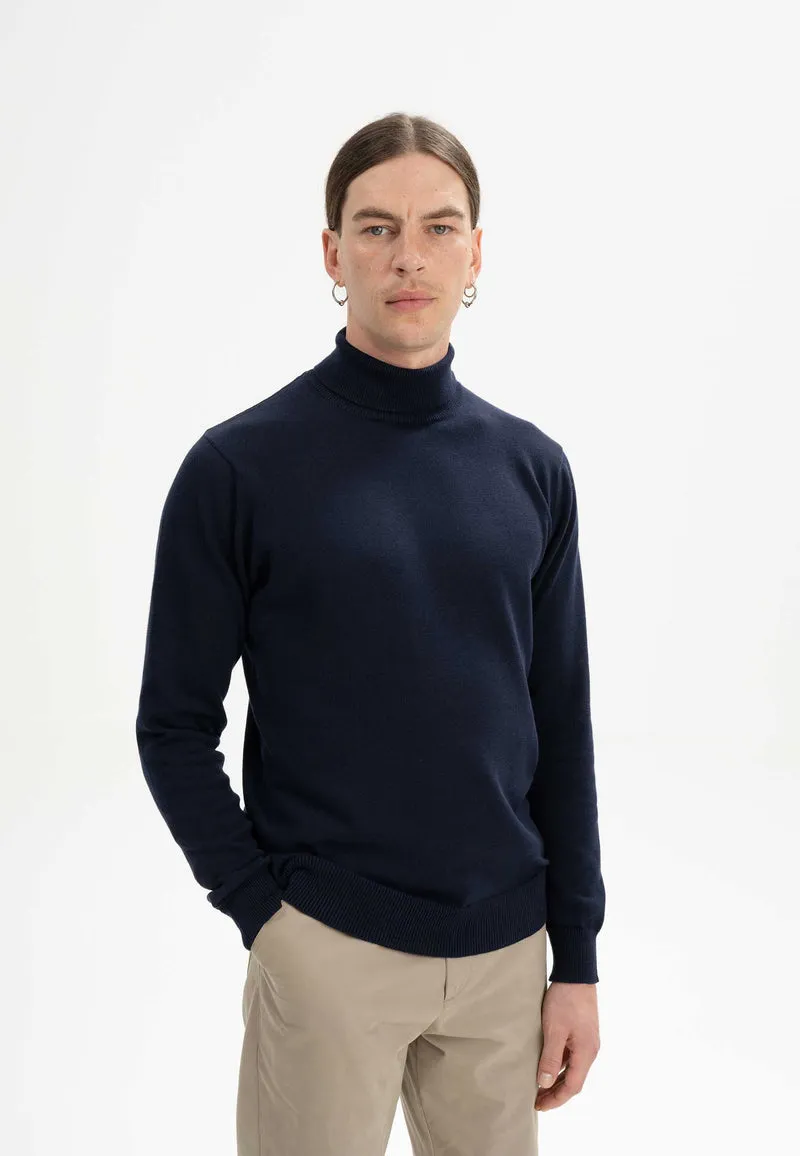 Feinstrick Rollkragenpullover Style KANJA