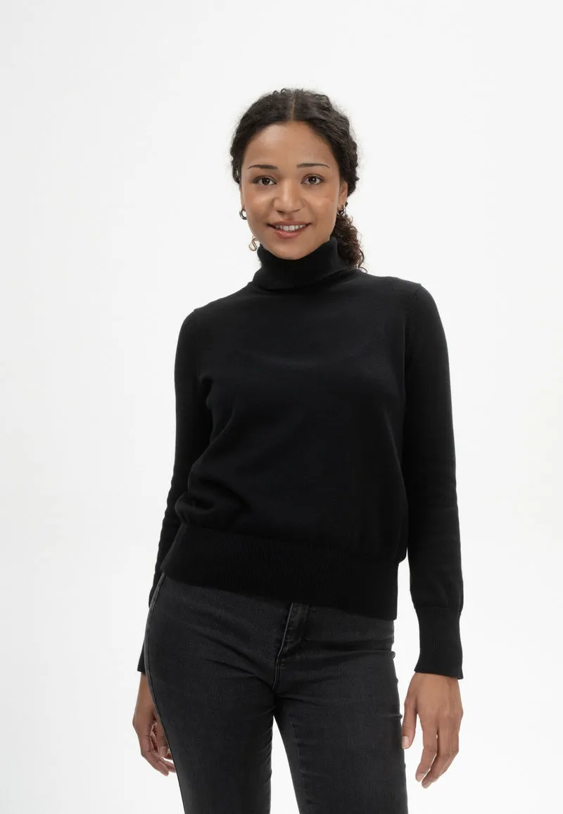 Feinstrick Rollkragenpullover Style MAYURA