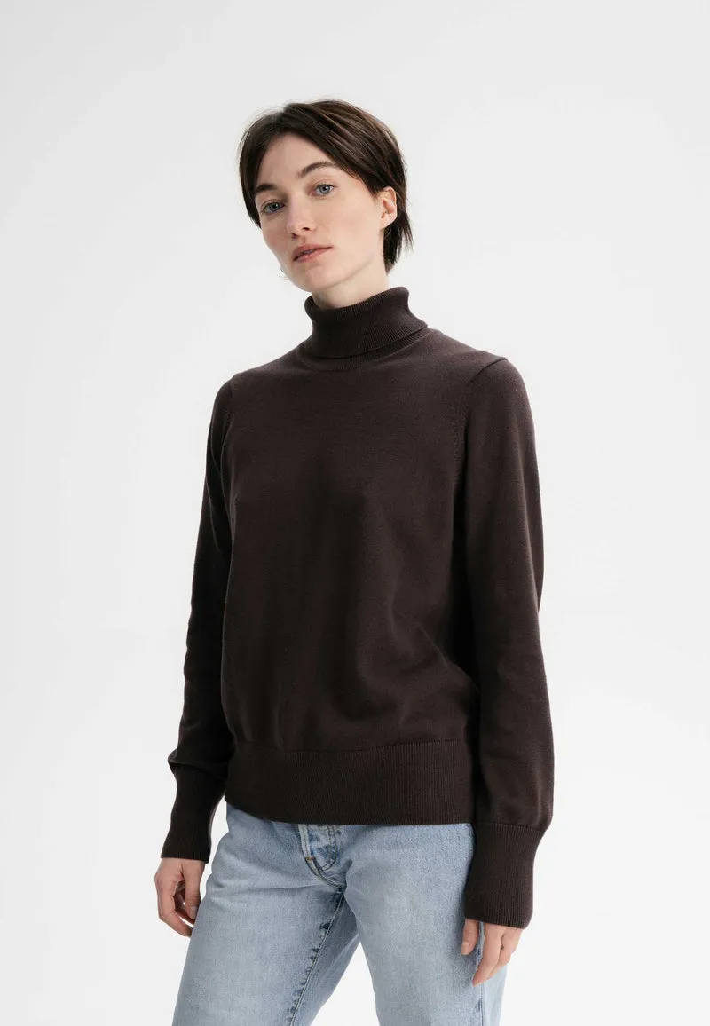 Feinstrick Rollkragenpullover Style MAYURA