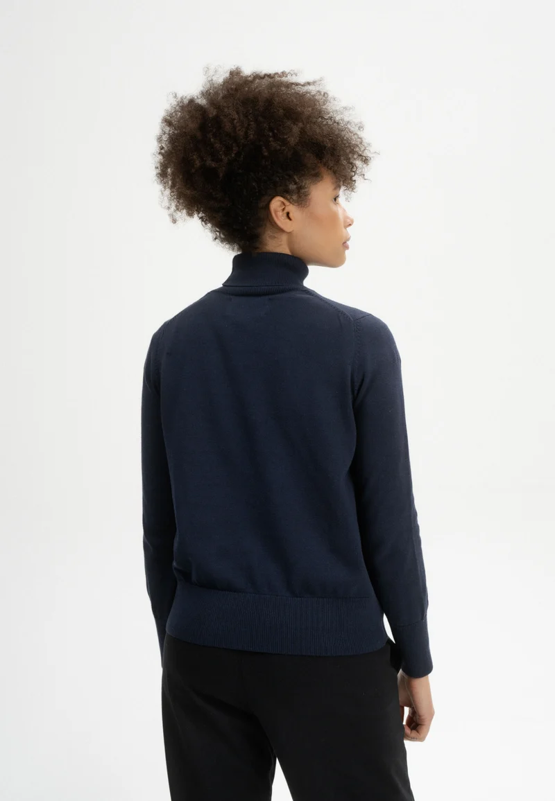 Feinstrick Rollkragenpullover Style MAYURA