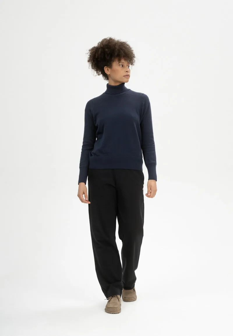 Feinstrick Rollkragenpullover Style MAYURA