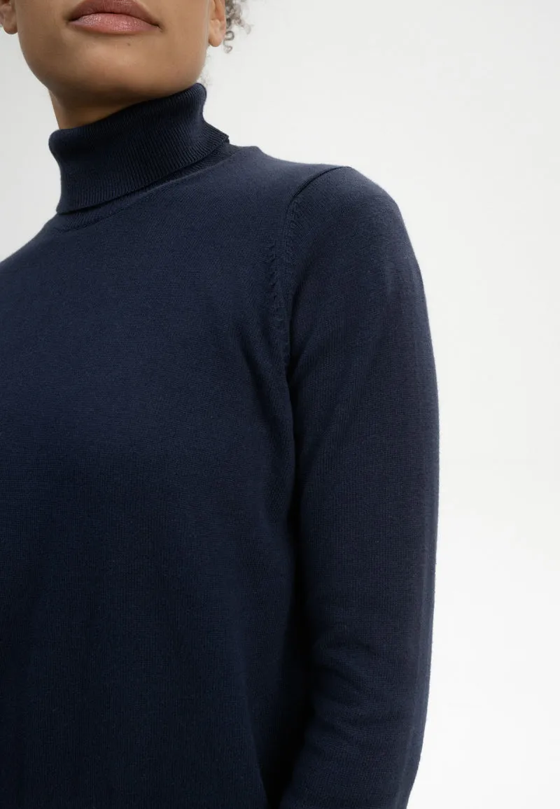 Feinstrick Rollkragenpullover Style MAYURA