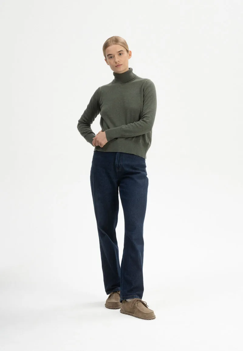 Feinstrick Rollkragenpullover Style MAYURA