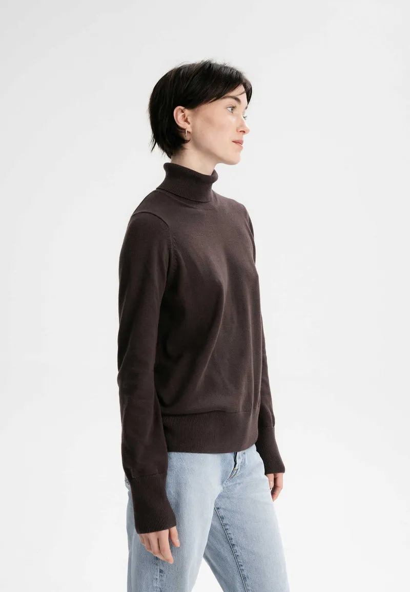 Feinstrick Rollkragenpullover Style MAYURA