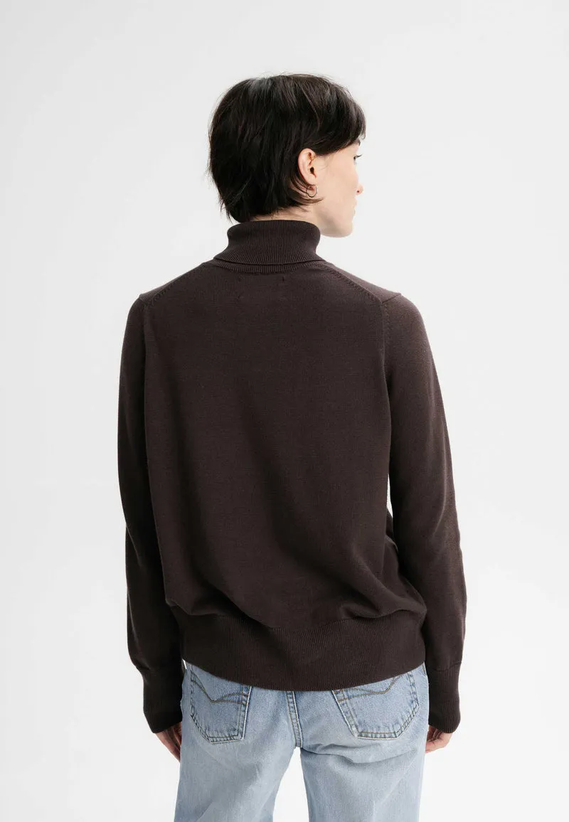 Feinstrick Rollkragenpullover Style MAYURA