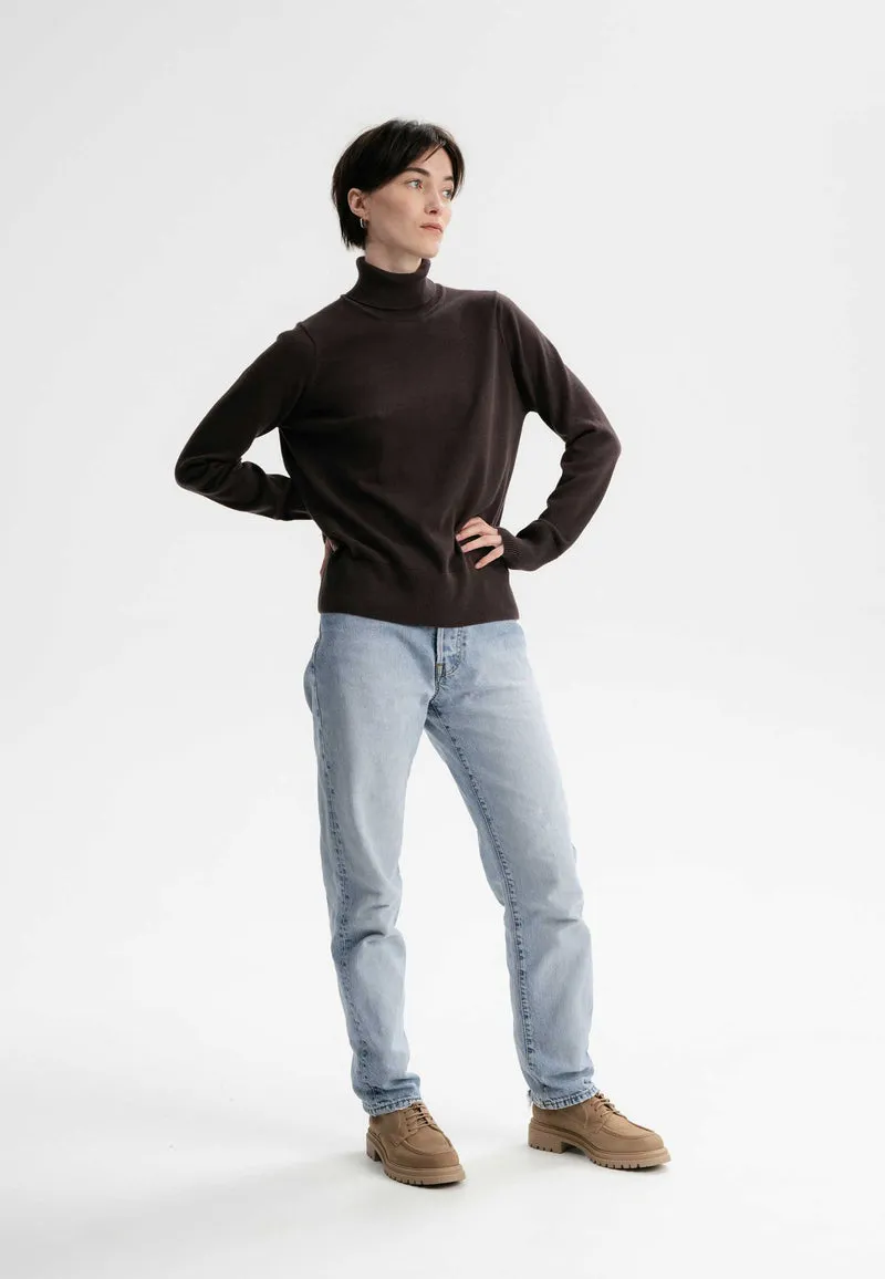 Feinstrick Rollkragenpullover Style MAYURA