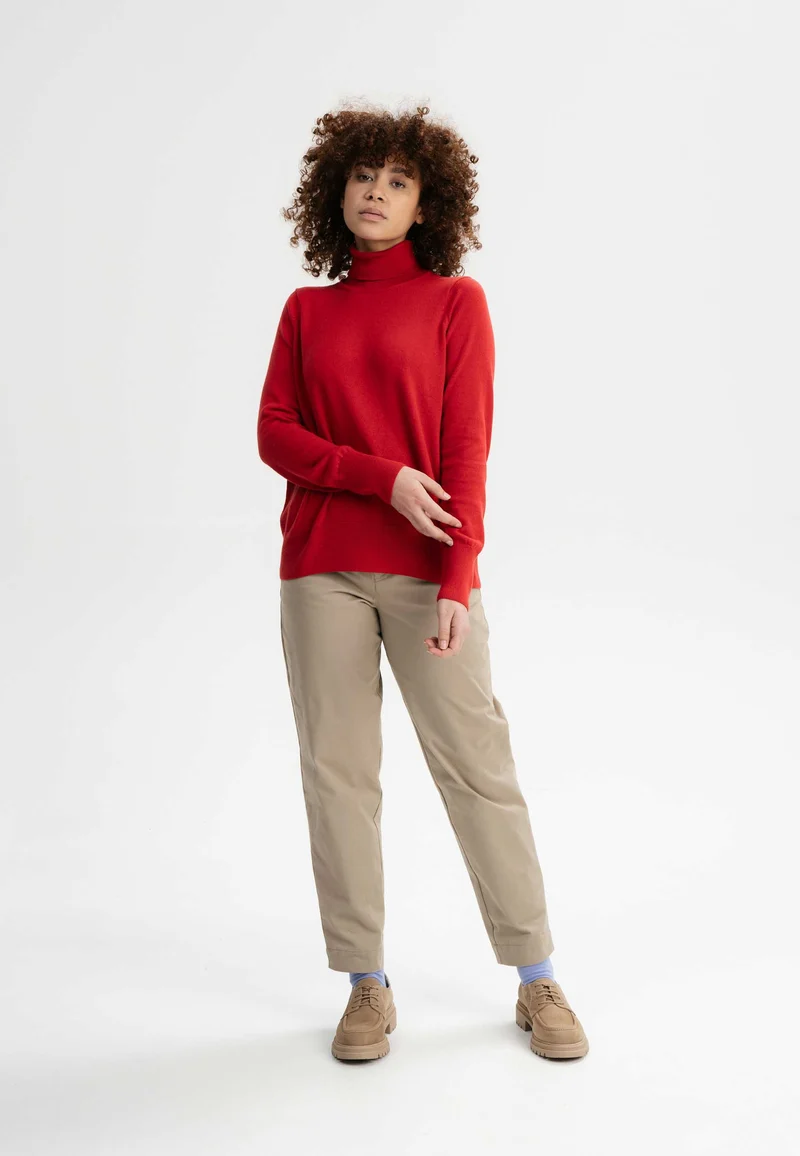 Feinstrick Rollkragenpullover Style MAYURA