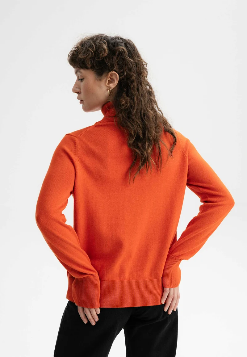 Feinstrick Rollkragenpullover Style MAYURA