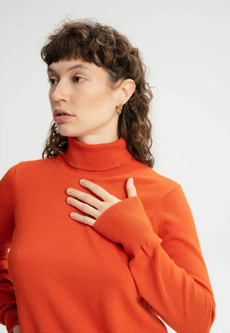 Feinstrick Rollkragenpullover Style MAYURA