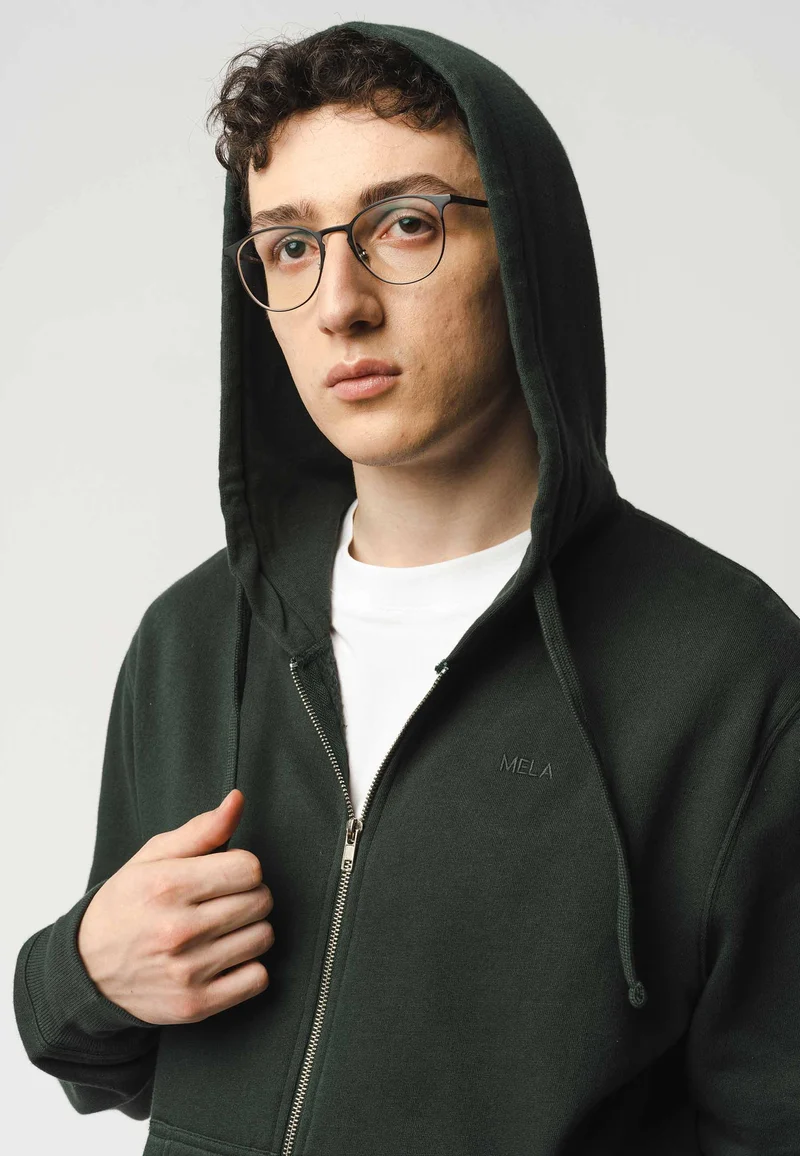 Hoodiejacke mit Reißverschluss Style DEVADAS
