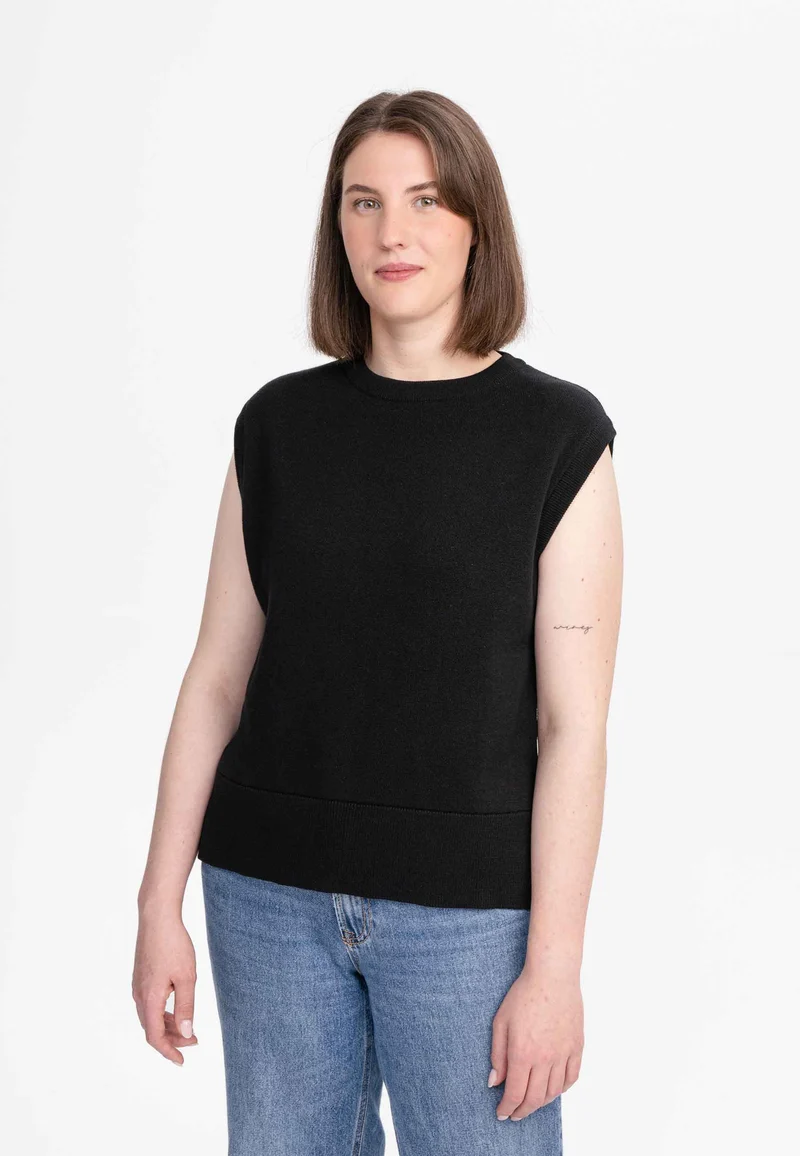 Jacquard Strick Pullunder Style JAMUNA