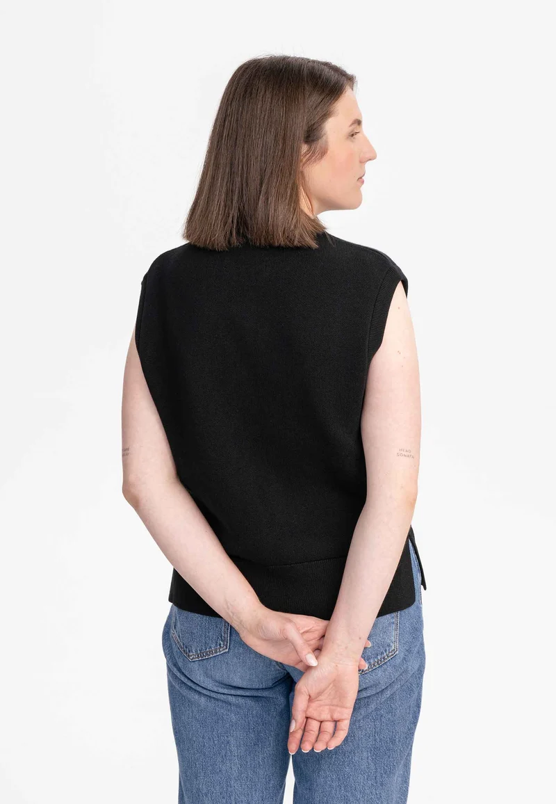 Jacquard Strick Pullunder Style JAMUNA