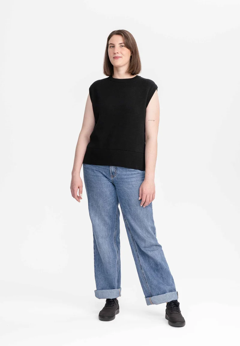 Jacquard Strick Pullunder Style JAMUNA