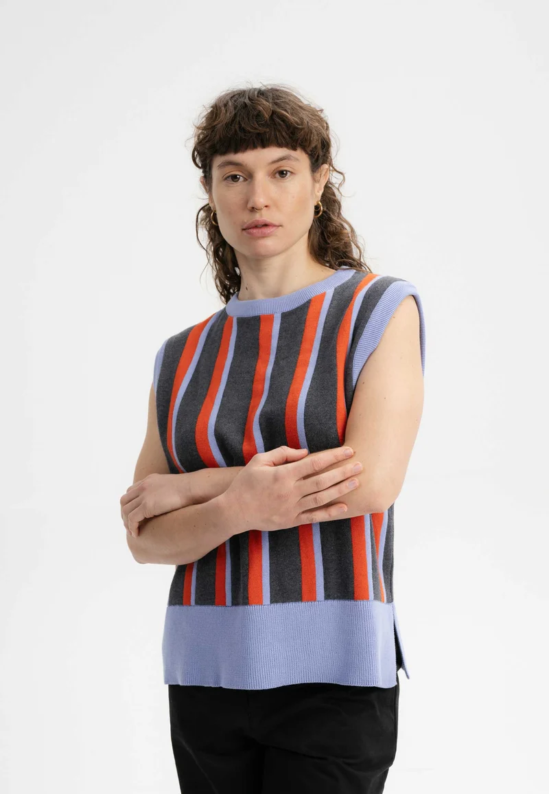 Jacquard Strick Pullunder Style JAMUNA